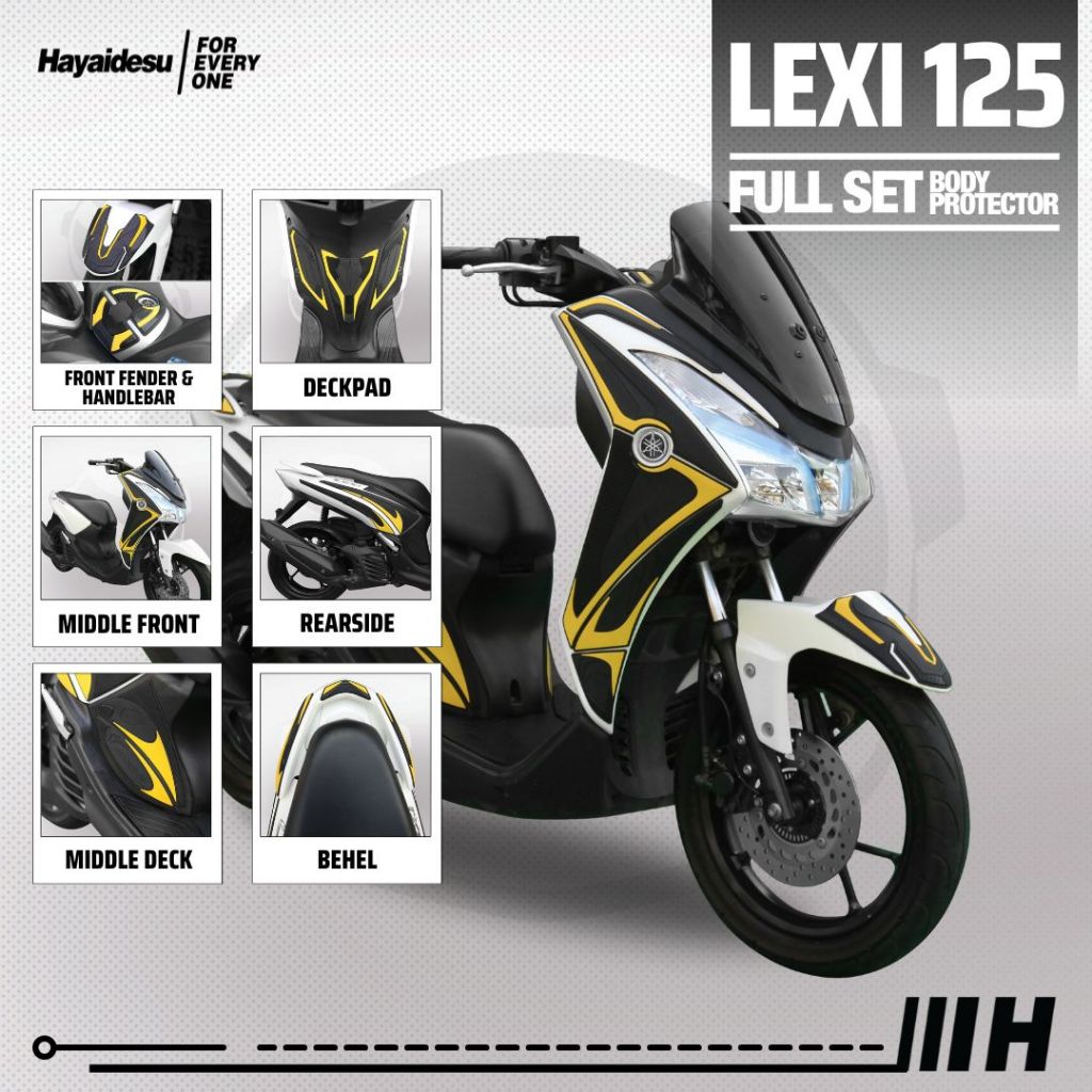 Hayaidesu Body Protector LEXI 125 Full Set Body Cover