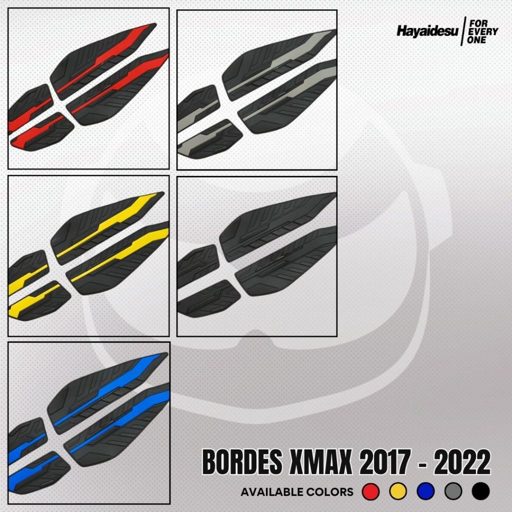 Hayaidesu Floor Step Boardrest Karpet Motor XMAX 2017-2022 Bordes -  Premium Quality