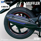 Hayaidesu XRIDE 115 Body Protector Muffler Knalpot Cover