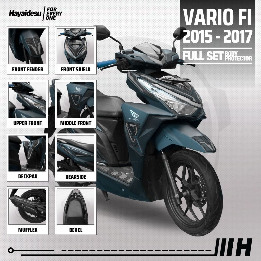 Hayaidesu VARIO FI / Click 2015-2017 Body Protector Full Set Cover