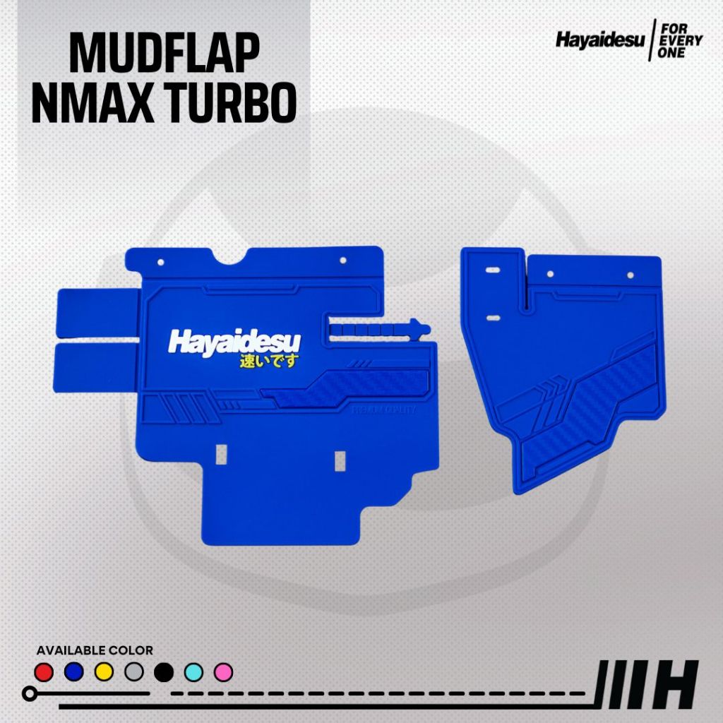 Hayaidesu NMAX TURBO Mudflap Penahan Lumpur - PREMIUM