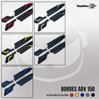 Hayaidesu ADV 150 Step Floor Boardrest Karpet Motor ADV 150 Bordes -  Premium Quality
