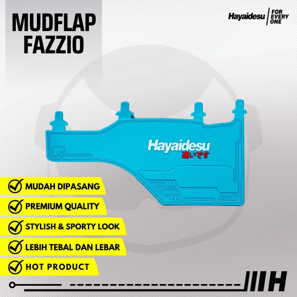 Hayaidesu Mudflap Fazzio & Gear Ultima Penahan Lumpur - Premium Quality