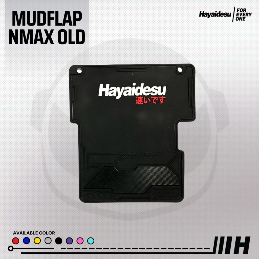 Hayaidesu Mudflap Yamaha NMAX OLD 2015-2019 Aksesoris Variasi Penahan Lumpur - PREMIUM