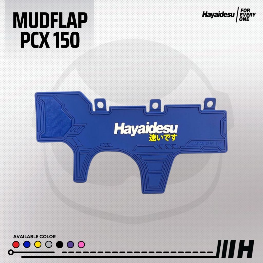 Hayaidesu PCX 150 Mudflap Penahan Lumpur - PREMIUM