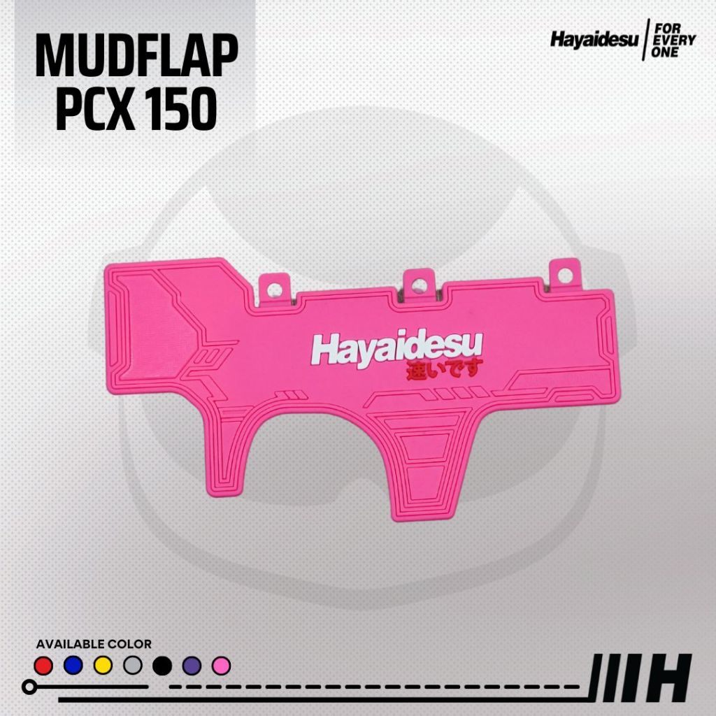 Hayaidesu PCX 150 Mudflap Penahan Lumpur - PREMIUM