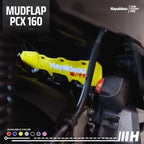 Hayaidesu Mud Flap PCX 160 (2021-2025) Penahan Lumpur Kepet Aksesoris Variasi