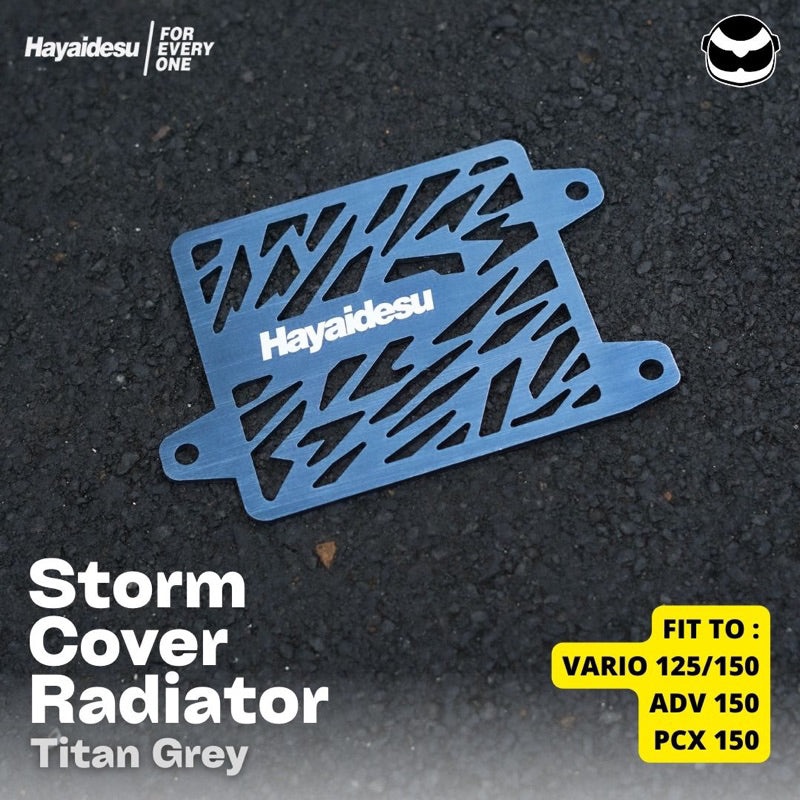 HAYAIDESU RADIATOR COVER HONDA ANODIZE – VARIO 125 , VARIO 150 , PCX 150 , ADV 150