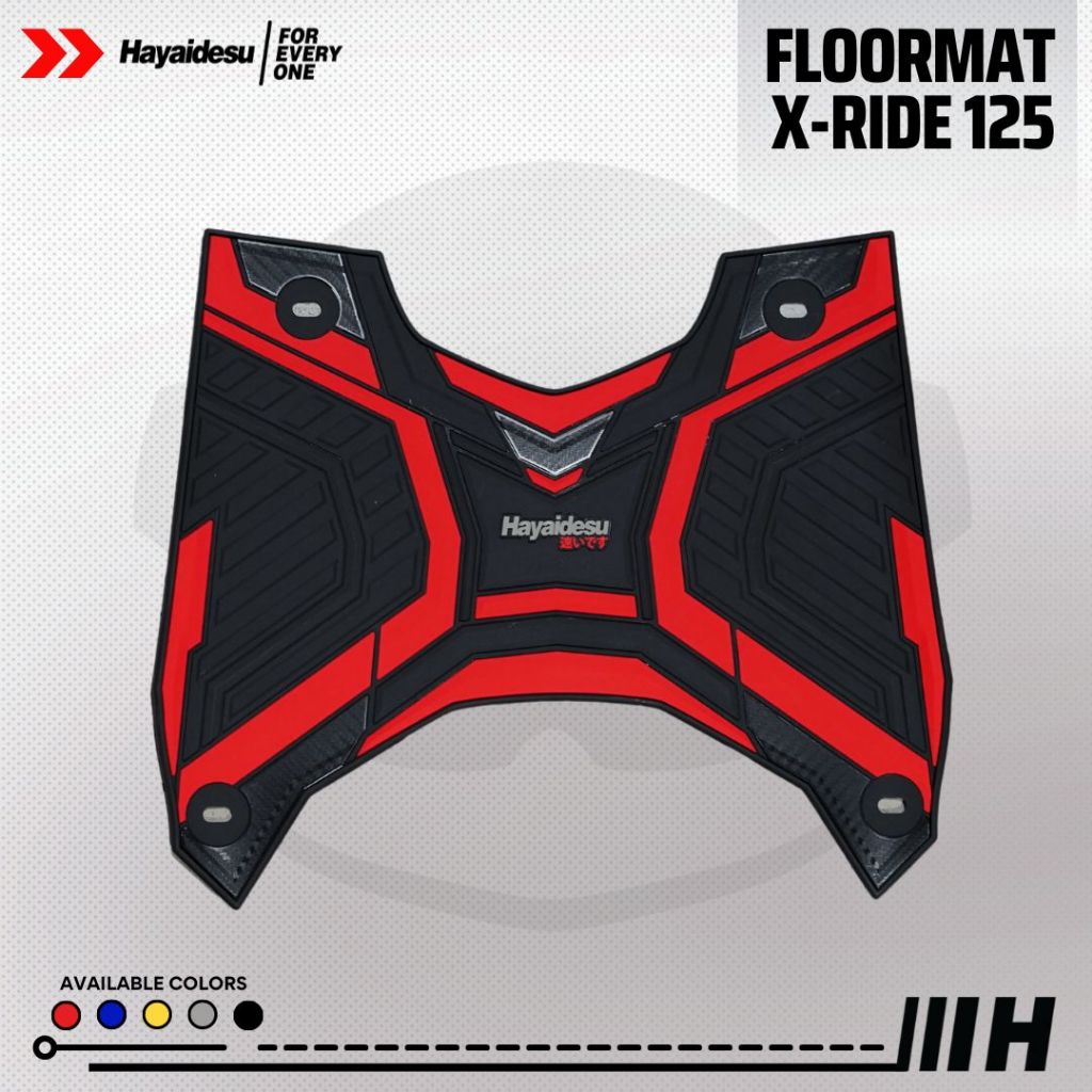 Hayaidesu Karpet Motor Floor Mat Yamaha X-RIDE 125 - Premium Quality