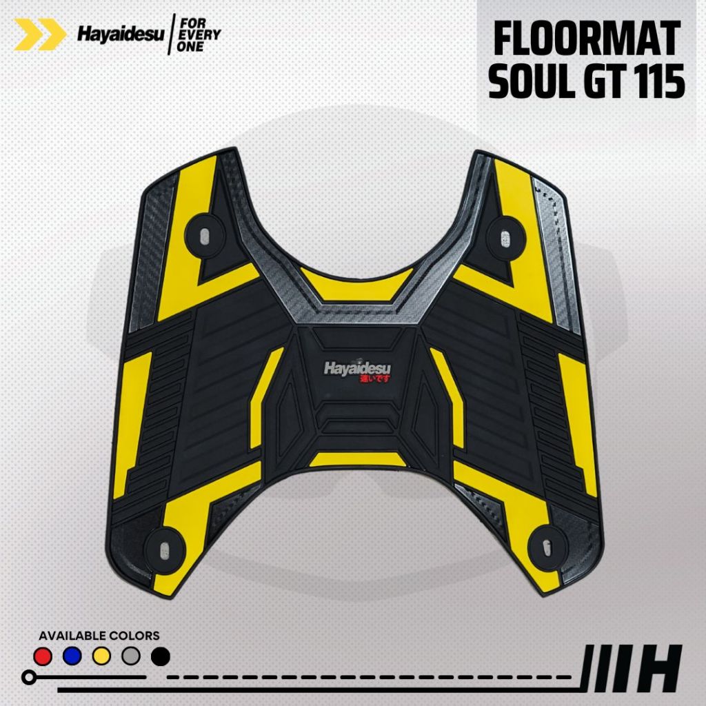 Hayaidesu Karpet Motor Floor Mat Mio Soul GT 115 - Premium Quality