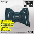 Hayaidesu Honda Scoopy Ring 12 (2017-2020) Karpet Motor Floor Mat - Premium Quality