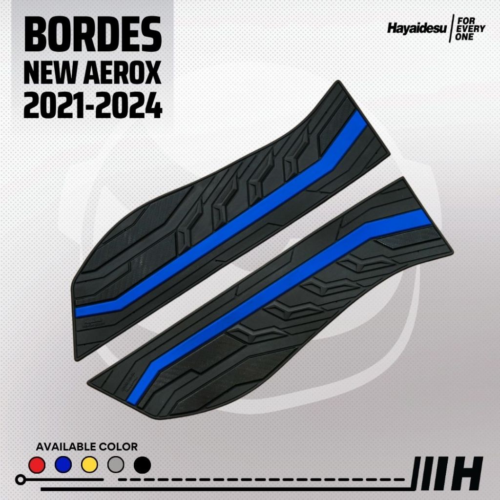 Hayaidesu Floor Step Boardrest Karpet Motor AEROX NEW CONNECTED Bordes -  Premium Quality