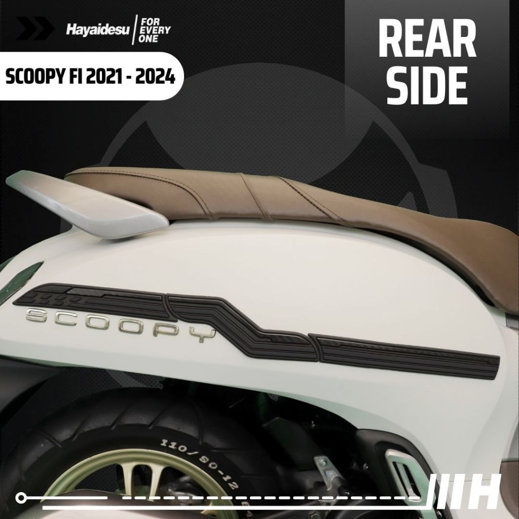 Hayaidesu New Scoopy 2021 - 2024 Body Protector Rear Side Cover