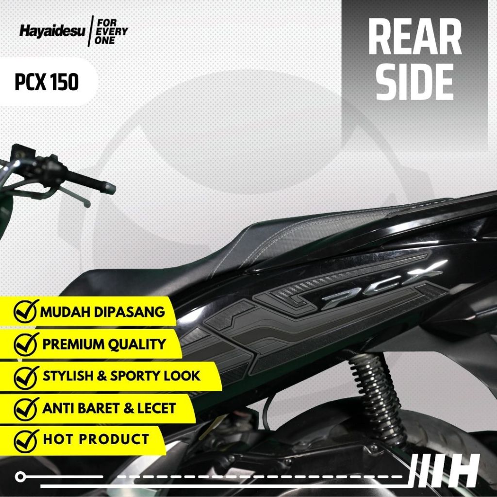 Hayaidesu PCX 150 Body Protector Rear Side Cover New Version
