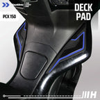 Hayaidesu Deck Pad Protector Cover Honda PCX 150 Aksesoris Decal Variasi Carbon Pelindung Deck