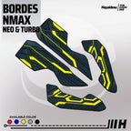 Hayaidesu Floor Step Boardrest Karpet Motor NMAX NEO & TURBO Bordes -  Premium Quality