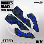 Hayaidesu Floor Step Boardrest Karpet Motor NMAX NEO & TURBO Bordes -  Premium Quality