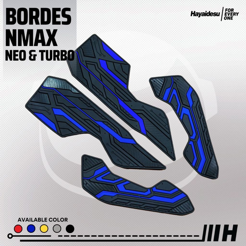 Hayaidesu Floor Step Boardrest Karpet Motor NMAX NEO & TURBO Bordes -  Premium Quality