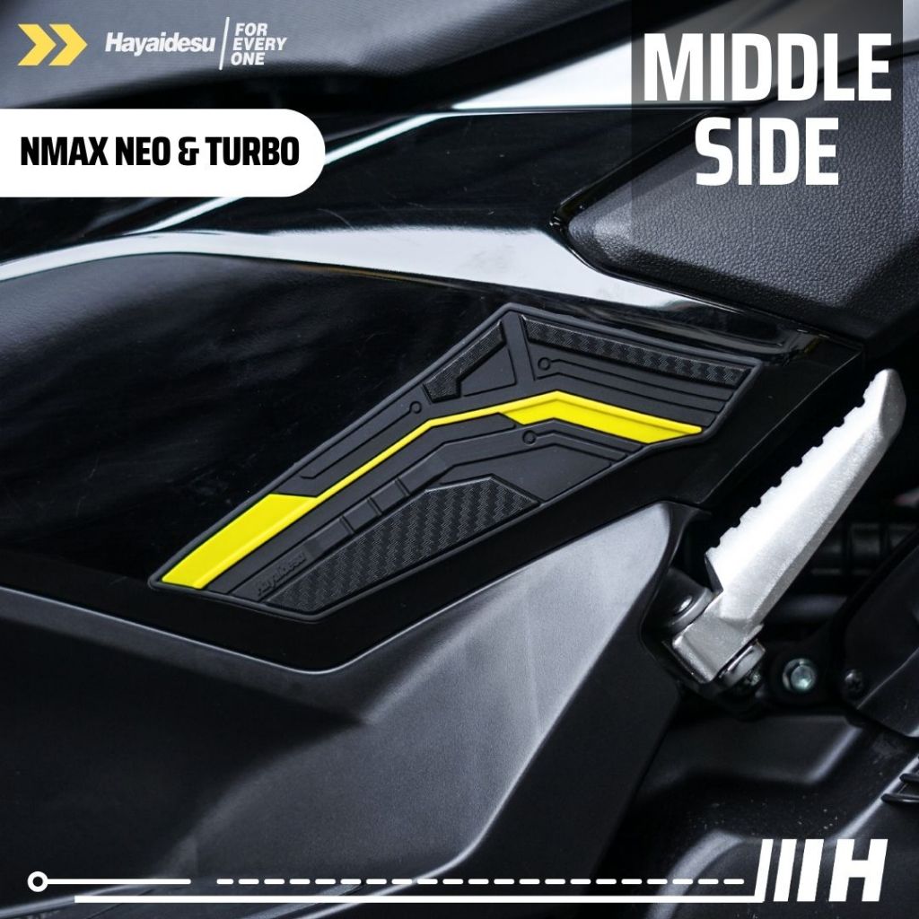 Hayaidesu Yamaha NMAX NEO & TURBO Middle Side Step Body Protector Cover