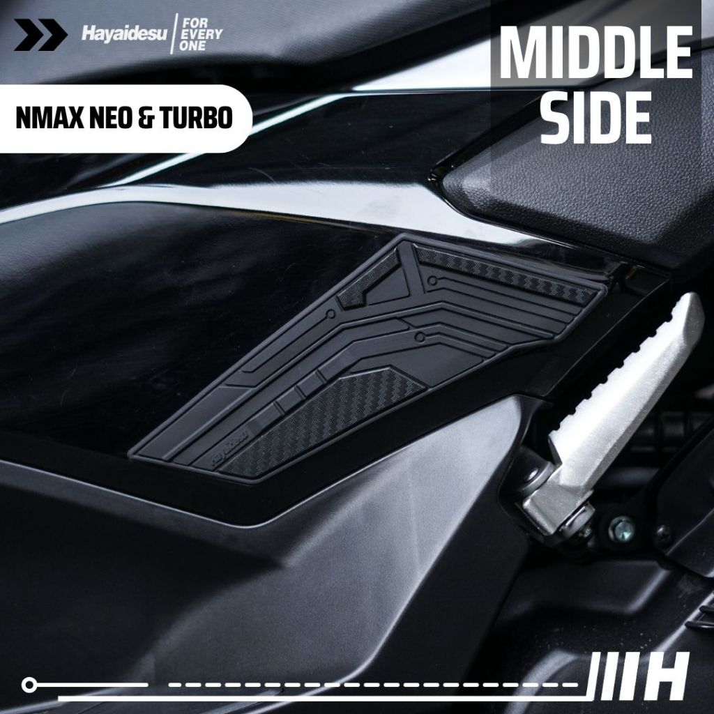 Hayaidesu Yamaha NMAX NEO & TURBO Middle Side Step Body Protector Cover