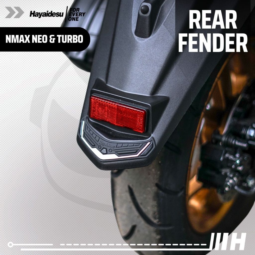 Hayaidesu Yamaha NMAX NEO & TURBO Rear Fender Body Protector Cover