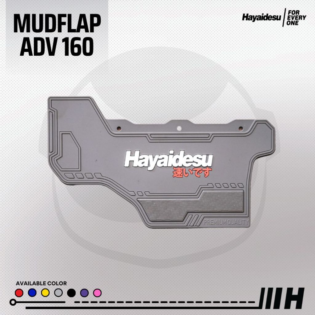 Hayaidesu Mud flap ADV 160 (2022-2026) Penahan Lumpur - PREMIUM