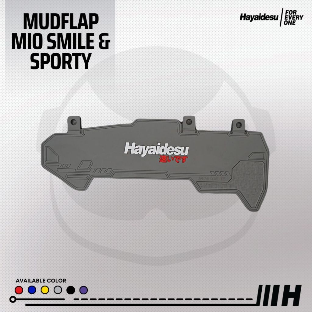 Hayaidesu Mudflap MIO SMILE/Sporty Penahan Lumpur