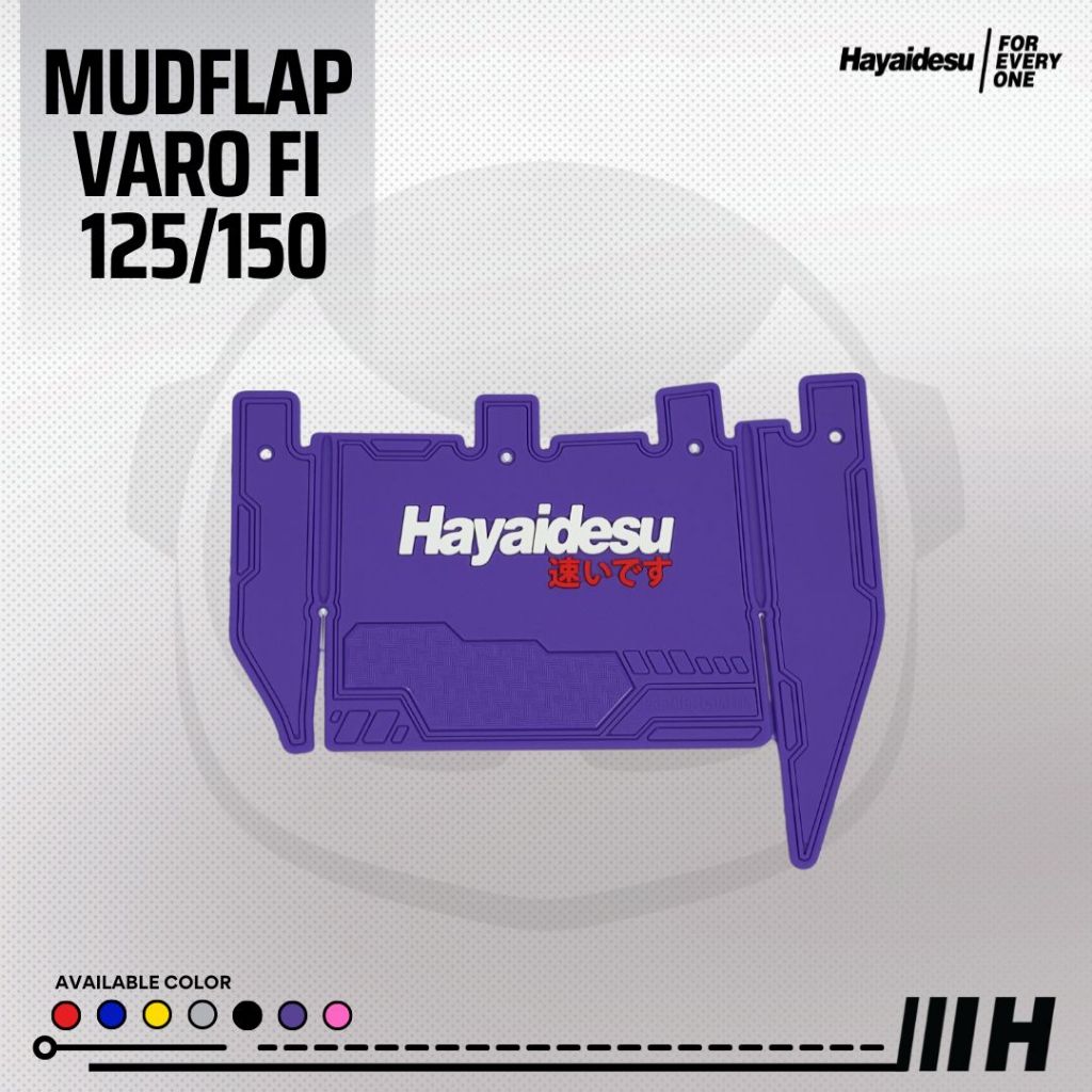 Hayaidesu Mudflap Vario Click 125/150 FI (2015-2025) Penahan Lumpur - PREMIUM