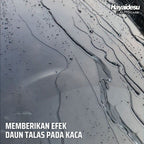 Hayaidesu GLASS GUARD - Semi Coating Kaca - Efek Daun Talas