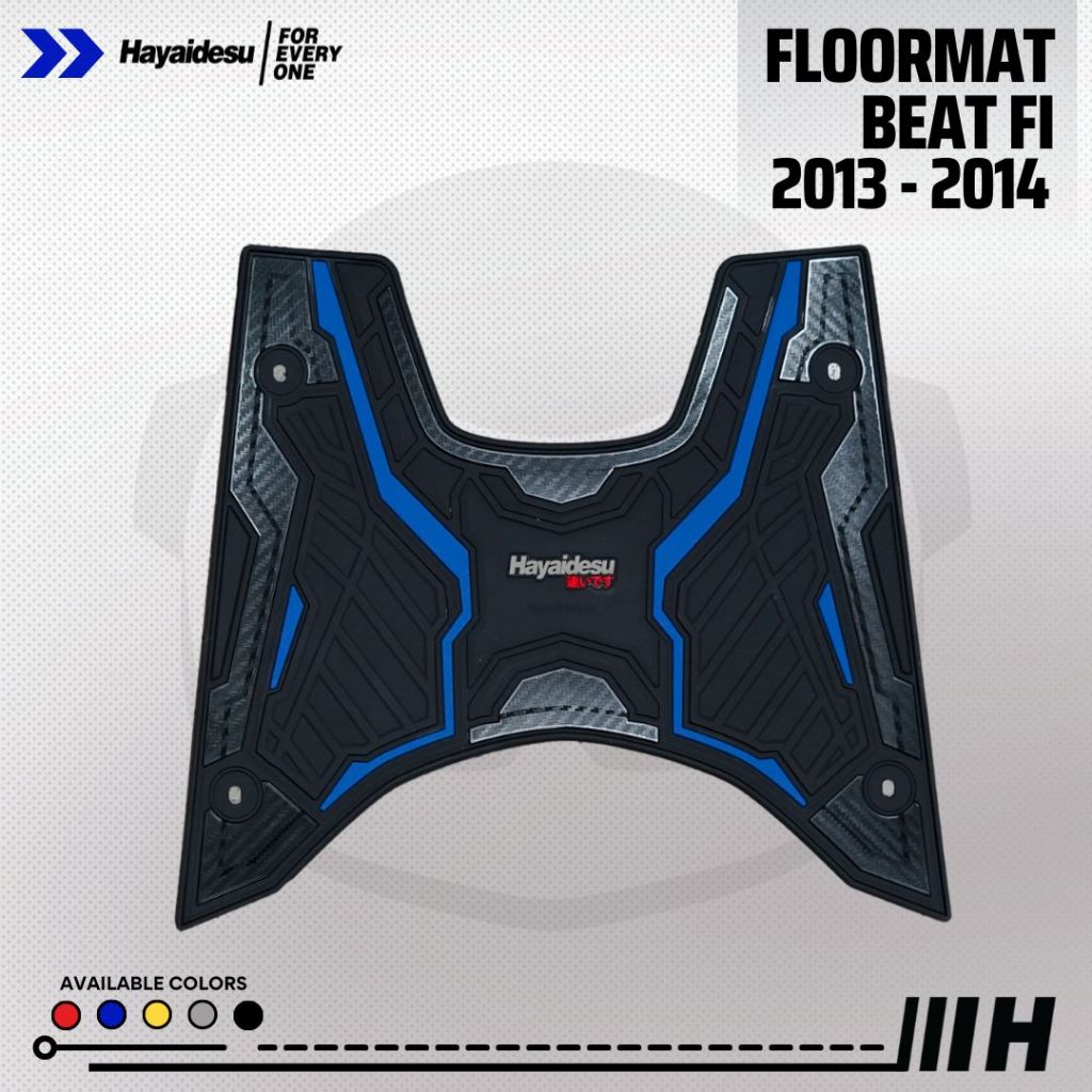Hayaidesu Karpet Motor Floor Mat Honda Beat FI (2013-2014) - Premium Quality