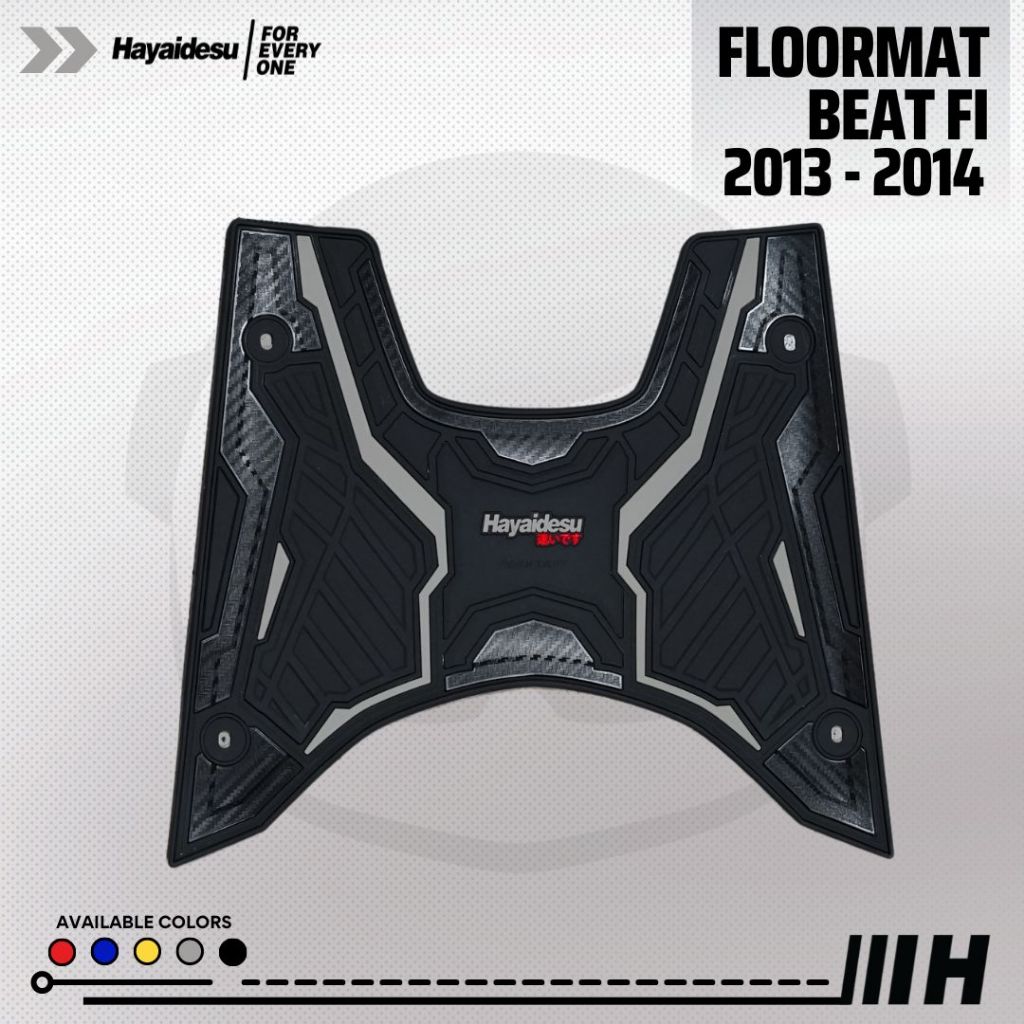 Hayaidesu Karpet Motor Floor Mat Honda Beat FI (2013-2014) - Premium Quality