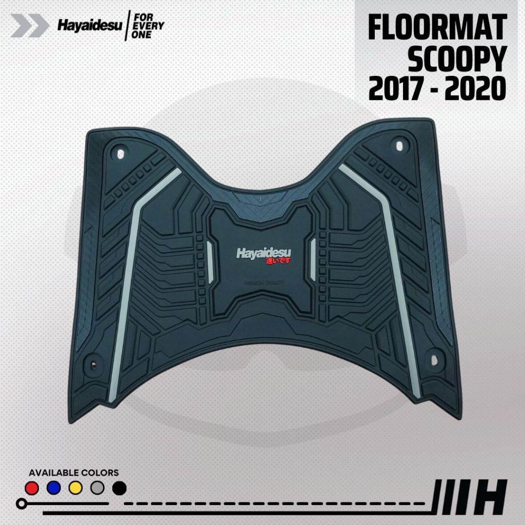 Hayaidesu Honda Scoopy Ring 12 (2017-2020) Karpet Motor Floor Mat - Premium Quality