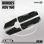 Hayaidesu Floor Step Boardrest Karpet Motor ADV 160 (2022-2025) Bordes -  Premium Quality