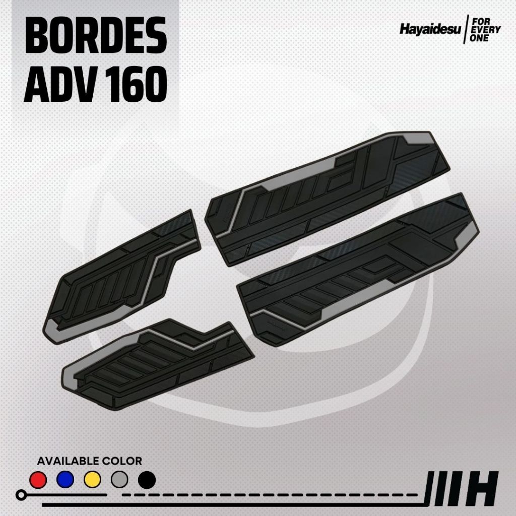 Hayaidesu Floor Step Boardrest Karpet Motor ADV 160 (2022-2025) Bordes -  Premium Quality
