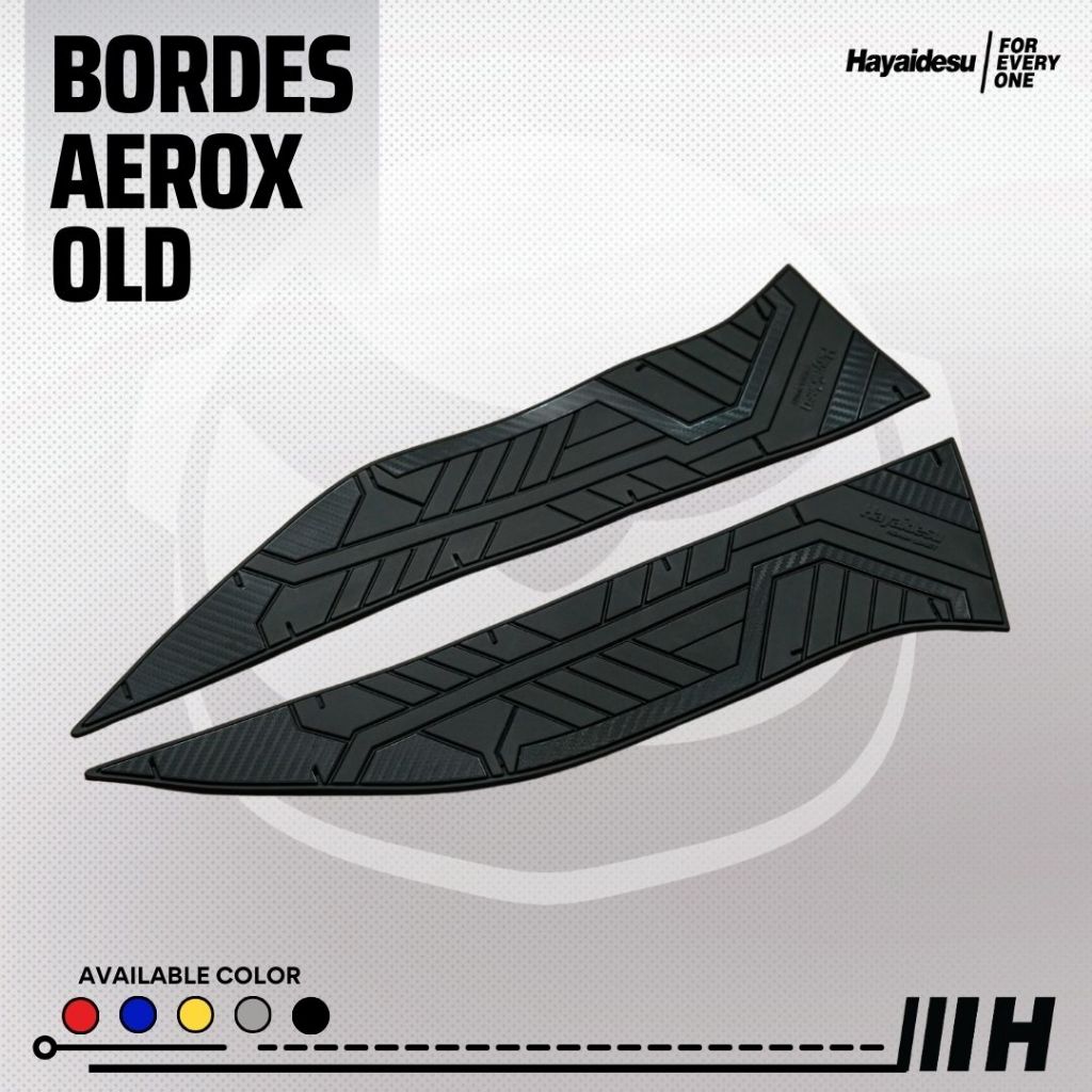Hayaidesu Floor Step Boardrest Karpet Motor AEROX OLD Bordes -  Premium Quality