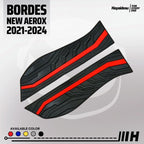 Hayaidesu Floor Step Boardrest Karpet Motor AEROX NEW CONNECTED Bordes -  Premium Quality