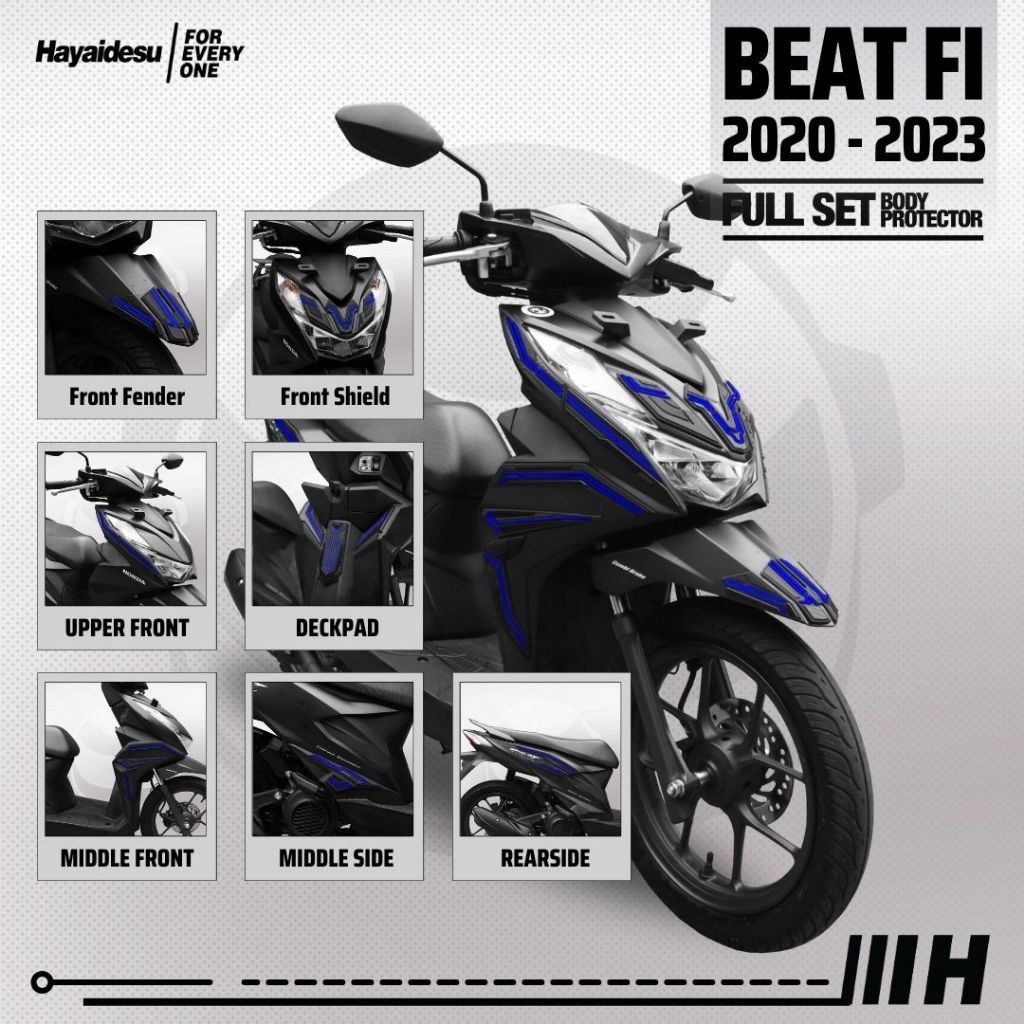 Hayaidesu BEAT 2020-2023 Deluxe/Street Body Protector Full Set Cover