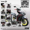 Hayaidesu Body Protector AEROX Connected 2021-2024 Full Set Cover