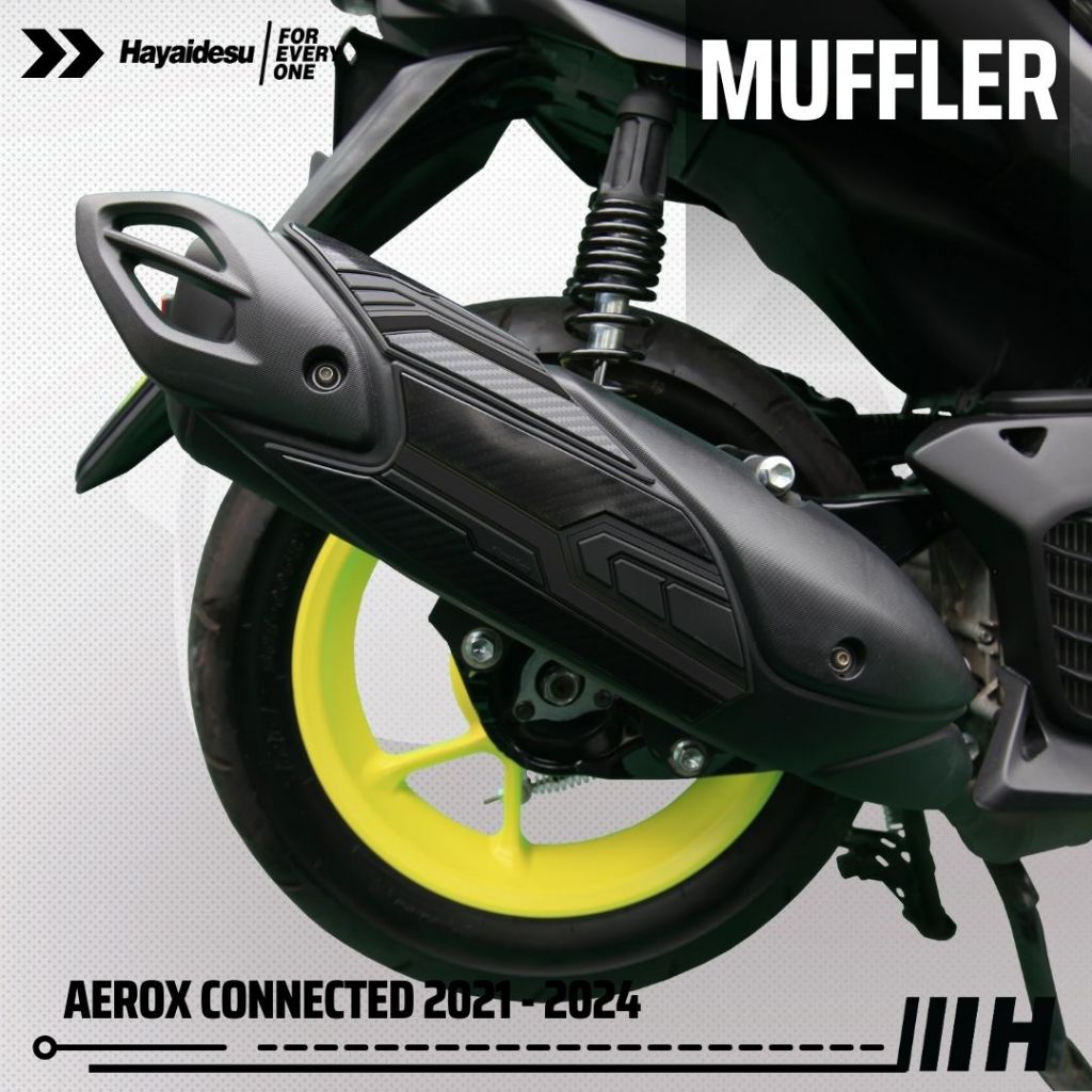 Hayaidesu AEROX Connected 2021-2024 Body Protector Muffler Knalpot Cover