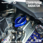 Hayaidesu Radiator Cap Cover CNC Anodize Model Blaze - COVER TUTUP RADIATOR MOTOR