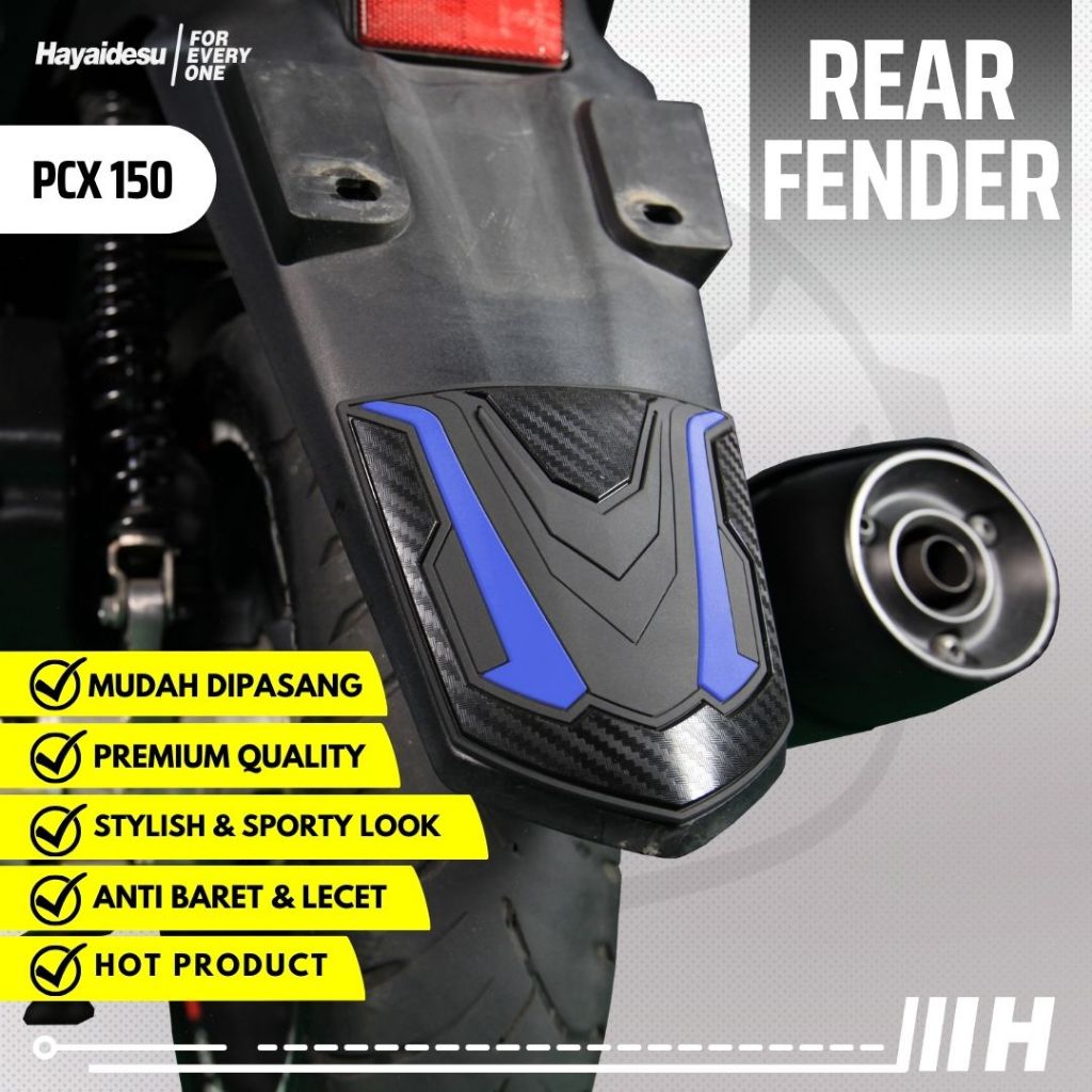 Hayaidesu PCX 150 Body Protector Rear Fender Cover