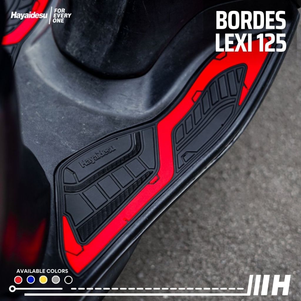Hayaidesu LEXI 125 Floor Step Boardrest Karpet Motor LEXI 125 Bordes -  Premium Quality