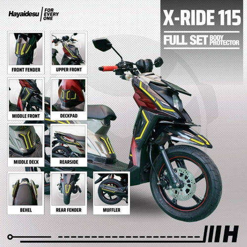 Hayaidesu Body Protector XRIDE 115 Full Set Cover