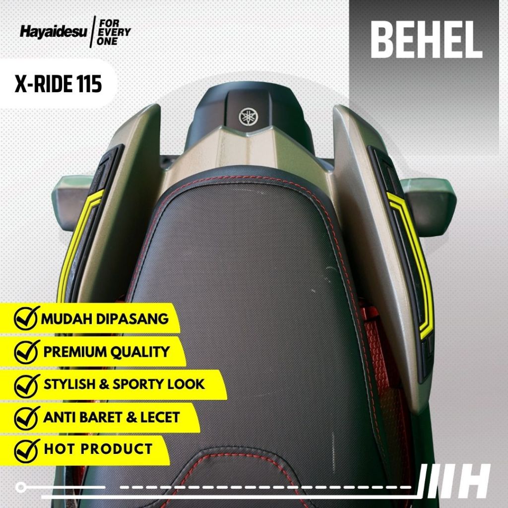 Hayaidesu XRIDE 115 Body Protector Behel Pillion Grip Cover