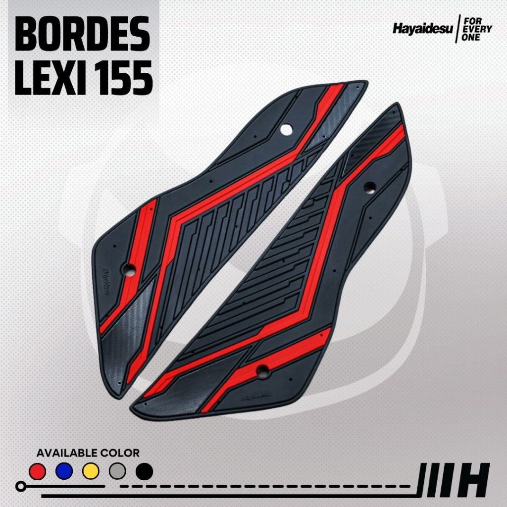 Hayaidesu LEXI 155 Floor Step Boardrest Karpet Motor LEXI 155 Bordes - Premium Quality