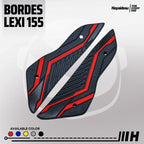 Hayaidesu LEXI 155 Floor Step Boardrest Karpet Motor LEXI 155 Bordes - Premium Quality