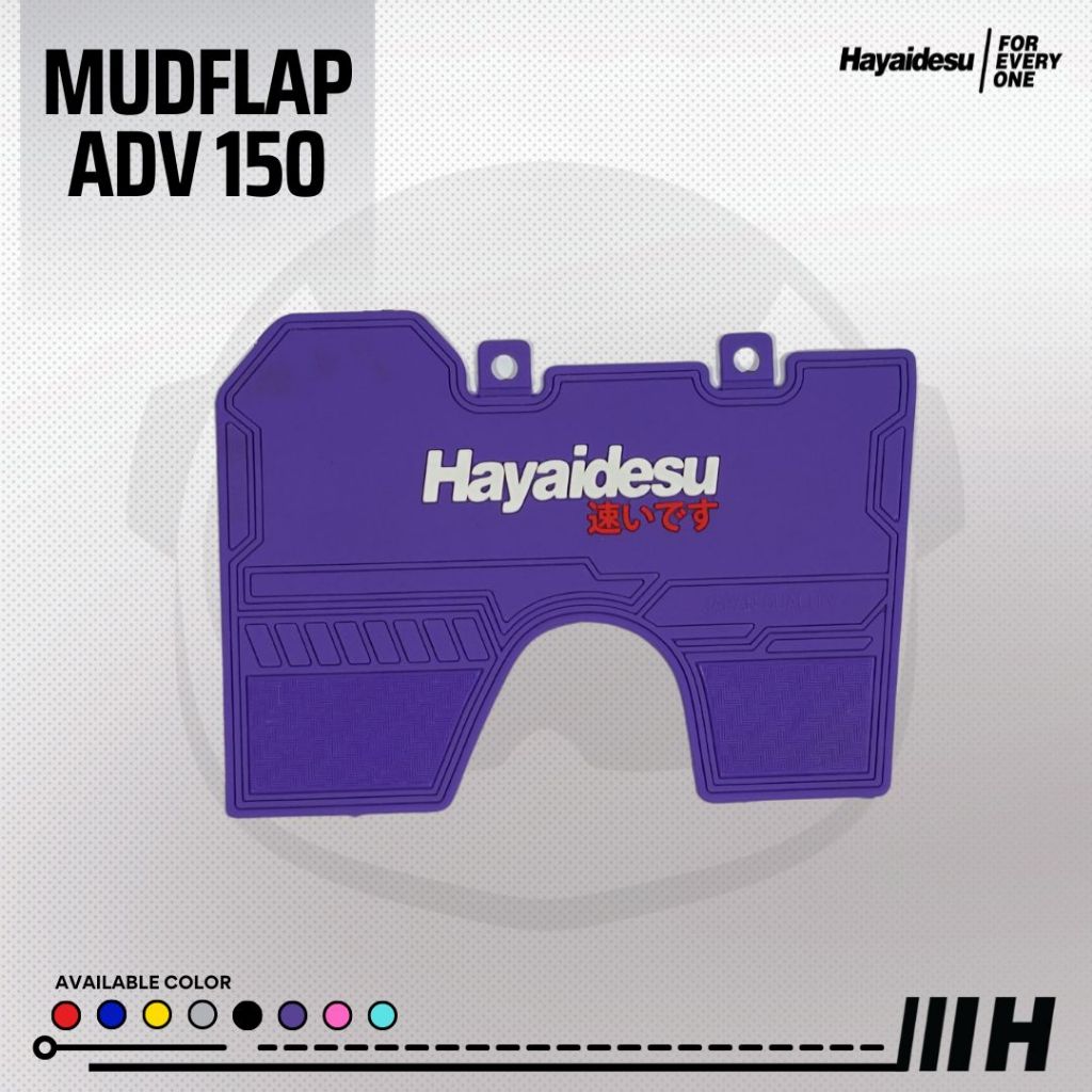 Hayaidesu Honda ADV 150 Mudflap Penahan Lumpur - PREMIUM