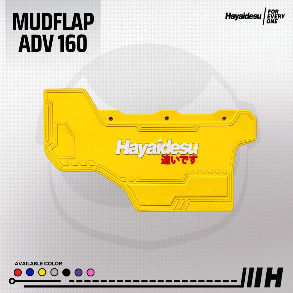 Hayaidesu Mud flap ADV 160 (2022-2026) Penahan Lumpur - PREMIUM