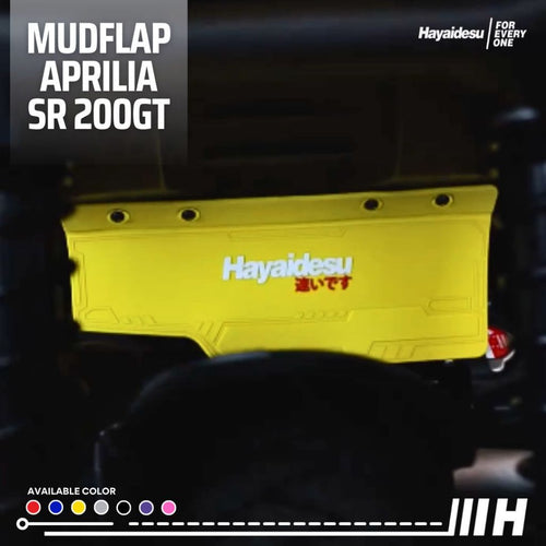 Hayaidesu Aprilia SR 200GT Mud Flap Penahan Lumpur - PREMIUM