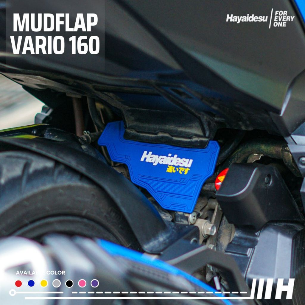 Hayaidesu Mud Flap VARIO 160 Penahan Lumpur - Premium